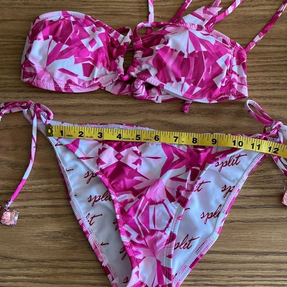 Split Bikini Embellished Size S - Picture 8 of 9
